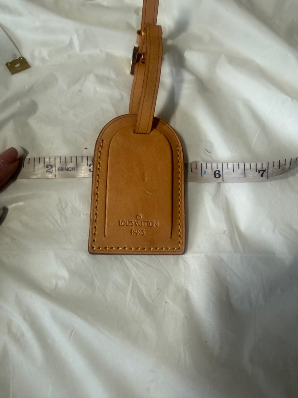 Louis Vuitton Tan, vachetta leather Louis Vuitton" logo - Picture 9 of 10